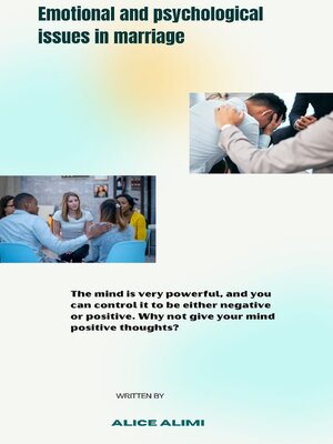 cover image of Emotional and psychological issues in Marriage